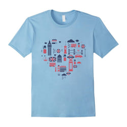 England London I Love London UK Union Jack Tshirt UK Trip-Father's Day - S