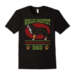 Worlds Greatest Bernese Mountain Dog Dad 2 T-shirt-Father's Day - S
