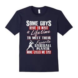 South Beach Men's My Son is My Favorite Player Baseball Dad-Father's Day - XXXL