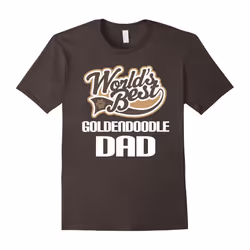 Goldendoodle Dog Dad (Worlds Best) T-shirt-Father's Day - XL