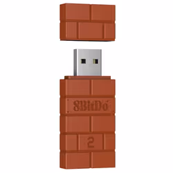 8Bitdo USB RR 2, USB Type-A, Bluetooth, Male, Brown, Laptop, Passive