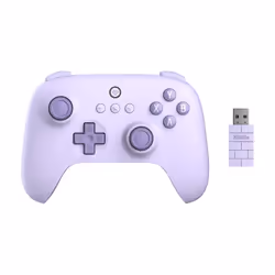 8Bitdo Ultimate C, Gamepad, Android, Wireless, USB, USB, Lilac