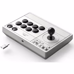 8Bitdo Arcade Stick Black, White RF/USB Joystick Analogue / Digital PC, Xbox One, Xbox One S, Xbox One X, Xbox Series S, Xbox Series X