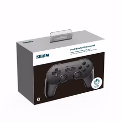 8Bitdo Pro 2 Bluetooth Controller for Switch, Hall Effect Joystick Update, Wireless Gaming Controller for Switch, PC, Android, and Steam Deck & Apple