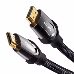 Vention Nylon Braided HDMI Cable 0.75M Black Metal Type