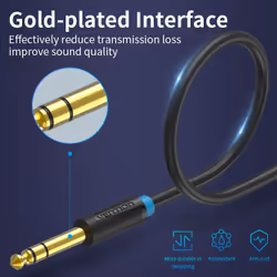 Vention 3.5mm TRS Male to 6.35mm Male Audio Cable 3M Black - Additional view 8