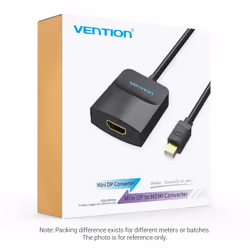 Vention Mini DP to HDMI Converter 0.15M Black