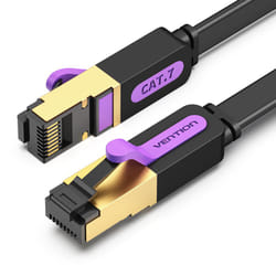 Vention Flat Cat.7 Patch Cable 20M Black