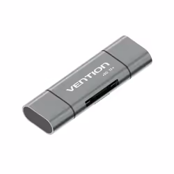 Vention USB2.0 Multi-function Card Reader Gray