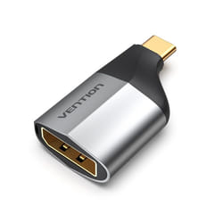 Vention Type-C to DP Adapter Gray Metal Type