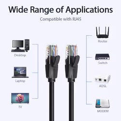 Vention Cat.6 UTP Patch Cable 10M Black - Additional view 7