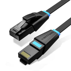 Vention Flat Cat.6 UTP Patch Cable 8M Black