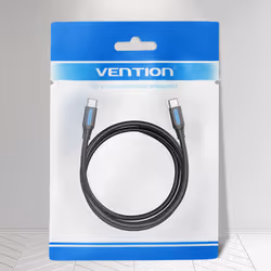 Vention USB 2.0 C Male to C Male 5A Cable 1M Black PVC Type