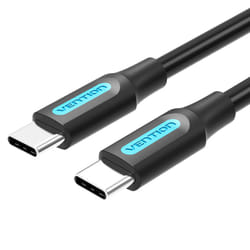 Vention USB 2.0 C Male to Male Cable 0.5M Black PVC Type