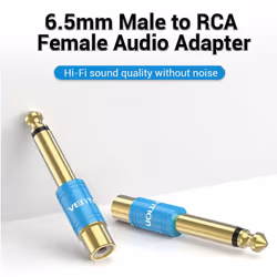 Vention 6.5mm Male to RCA Female Audio Adapter