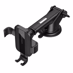 Vention Auto-Clamping Car Phone Mount With Suction Cup Black Square Type