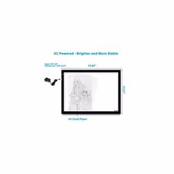 A3 Light Box Light Pad Large Tracing Pad with Super bright led lamps and Adjustable Brightness Function A4 A5 Optical Tracing Board A3 Size