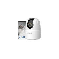 2.5K Security Camera Indoor, CCTV WiFi Camera 4MP, Pet Dog Camera Baby Monitor with Motion Sound Detection, 360 Rotational Views, Night Vision 10m,