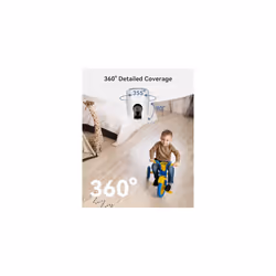 2.5K Security Camera Indoor, CCTV WiFi Camera 4MP, Pet Dog Camera Baby Monitor with Motion Sound Detection, 360 Rotational Views, Night Vision 10m,