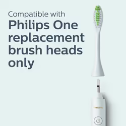 Philips ONE Series Electric Toothbrush 1 AAA Battery Version  HY1100 Adult Sonic Vibration Electric Toothbrush Travel model with Storage Box - red