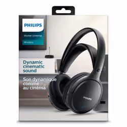 Philips SHC5200/10 headphones/headset Wired & Wireless Head-band Music Black - Additional view 3