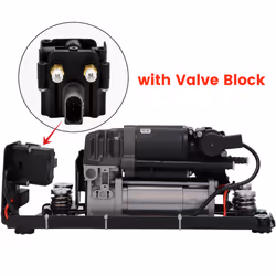 Air Suspension Compressor W/ bracket Valve Block For BMW 5 7 F11 F02 37206875176