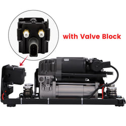 Air Suspension Compressor W/ bracket Valve Block For BMW 5 7 F11 F02 37206875176