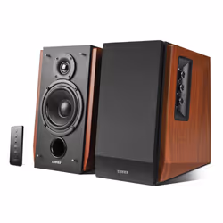 Edifier R1700BT Active 2.0 Bluetooth Bookshelf Speaker Set - Brown