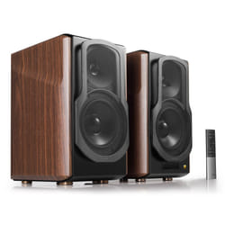 Edifier S2000MKIII Hi-Res Audio Active 2.0 Bluetooth Bookshelf Speaker Set - Brown
