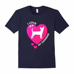 I Love My Chiweenie Chihuahua Dachshund T-Shirt Hot Dog-Father's Day - XL