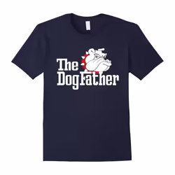 The Dogfather American Bulldog Funny T-Shirt For Dogs Lover-Father's Day - M