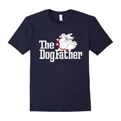 The Dogfather American Bulldog Funny T-Shirt For Dogs Lover-Father's Day - XXXL