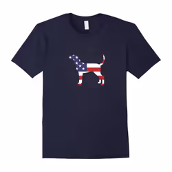 4th Of July Patriotic Dog Bluetick Coonhound American Flag Celebration Party T-Shirt-Father's Day - S