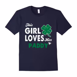 Unisex St. Patrick's Day âThis Girl Loves Her Paddyâ T-Shirt-Father's Day - XXL