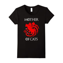 Womens Cat Lovers Shirt â Mother of Cats Hot 2017 T Shirt-Father's Day - XXXL