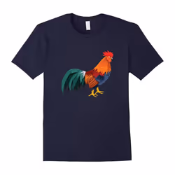 Rooster King of The Hen House Chicken Lover T-Shirt-Father's Day - M