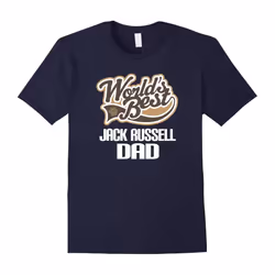 Jack Russell Terrier Dog Dad T-shirt Mens Pet Lover Gift Tee-Father's Day - L