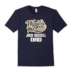 Jack Russell Terrier Dog Dad T-shirt Mens Pet Lover Gift Tee-Father's Day - L