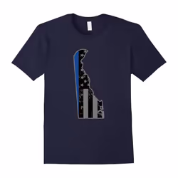 Delaware Police Support Police Gifts Police Heroes Shirt-Father's Day - XXXL