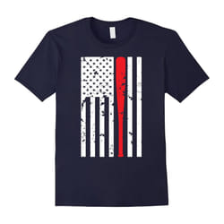 Baseball Softball American Flag Love Sports USA Support Tee-Father's Day - XXL