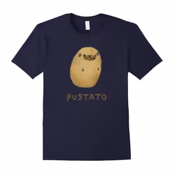 Pugtato â Funny Cute Dog Lover T Shirt-Father's Day - S