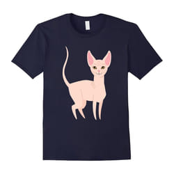 Sphynx Hairless Cat Shirt Kitty Cats Kitten Mom Dad Pet-Father's Day - L