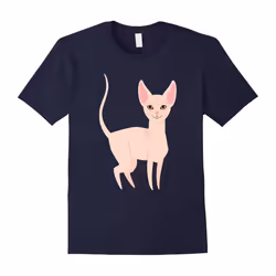 Sphynx Hairless Cat Shirt Kitty Cats Kitten Mom Dad Pet-Father's Day - XXL