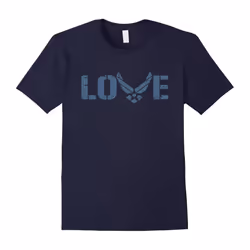 Air Force Love T-Shirt-Father's Day - S