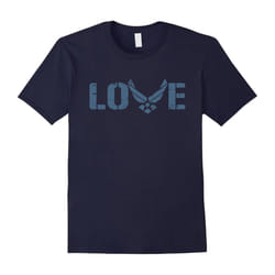 Air Force Love T-Shirt-Father's Day - XXXL