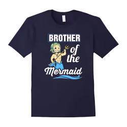 Brother Of The Mermaid T-Shirt â Mermaid Lover Gift-Father's Day - XL