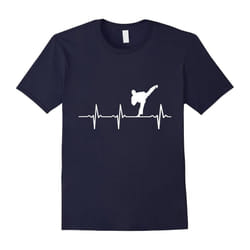 TAEKWONDO HEART BEAT Shirt â Best GiFt For Taekwondo Lover-Father's Day - S