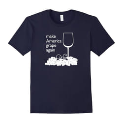 Wine Lovers Make America Grape Again t-shirt-Father's Day - M