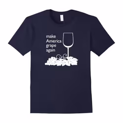 Wine Lovers Make America Grape Again t-shirt-Father's Day - L