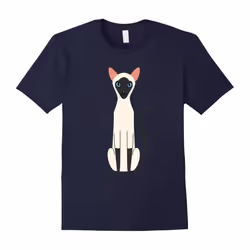 Siamese Cat Shirt Kitty Cats Kitten Mom Dad Pet Kitties-Father's Day - S